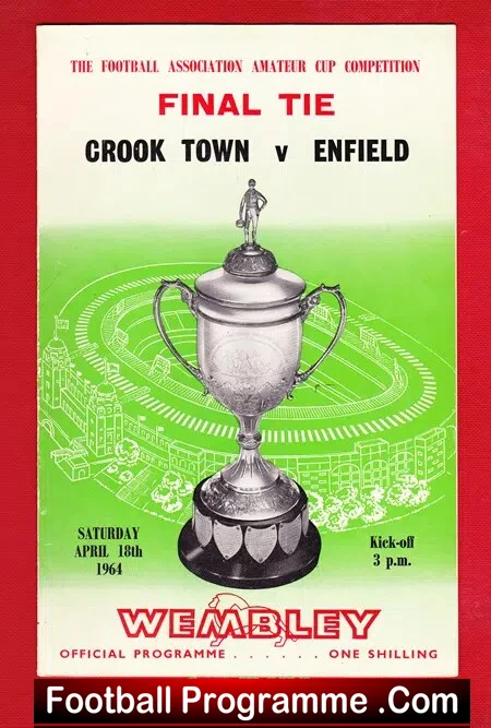 Enfield v Crook Town 1964 - Amateur Cup Final at Wembley - Image 2