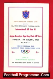 Anglo American Sporting Club v All Stars 1968 – Bobby Moore