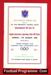 Anglo American Sporting Club v All Stars 1968 – Bobby Moore
