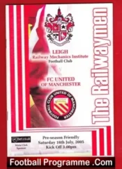 Leigh Football Club v FC United Of Manchester 2005 – 1st Signed