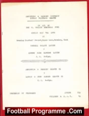 Crystal Palace Ladies v QPR 1972 Womens Football Match Orpington