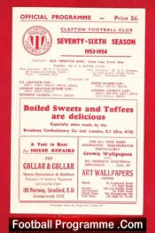 Clapton v Walthamstow Avenue 1954