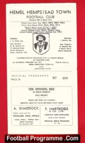 Hemel Hempstead v Woodford Town 1961 – Delphian League Replay