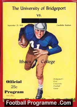 Bridgeport University v Ithaca 1948 - American Football 1940s