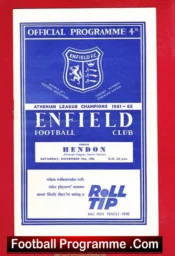 Enfield v Hendon 1962