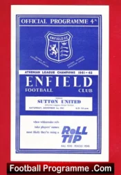 Enfield v Sutton United 1962