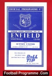 Enfield v Sutton United 1962