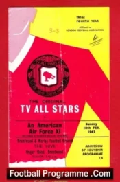 TV All Stars v American USA Air Force 1962 – at Brentwood