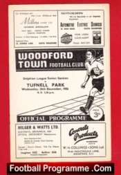Woodford Town v Tufnell Park 1956