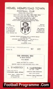 Hemel Hempstead Town v Woodford Town 1961 – Replay