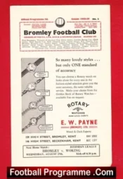 Bromley v Walthamstow Avenue 1958