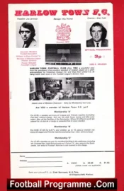 Harlow Town v Walthamstow Avenue 1973