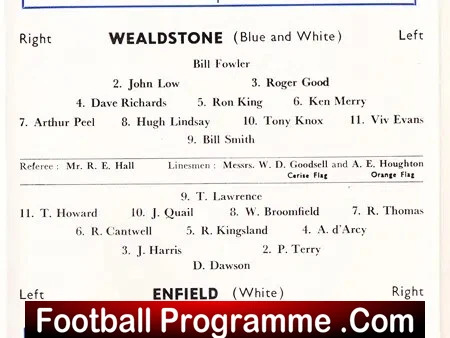 Wealdstone v Enfield 1962 - Official Football Programme - Image 3