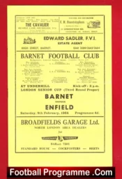 Barnet v Enfield 1964 – London Senior Cup