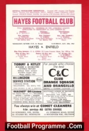 Hayes v Enfield 1964 – Middlesex Senior Cup