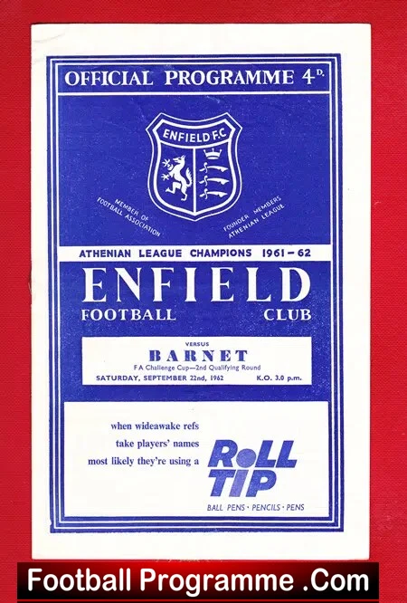 Enfield v Barnet 1962 - FA Cup - Image 2