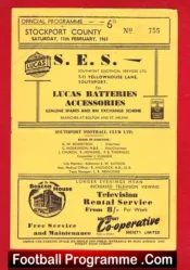 Southport v Stockport County 1961