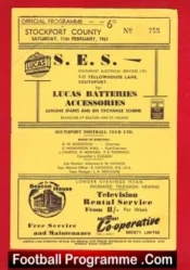 Southport v Stockport County 1961