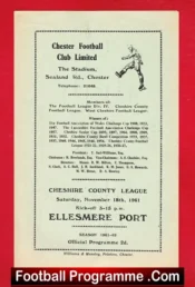 Chester v Ellesmere Port 1961 – Cheshire County League