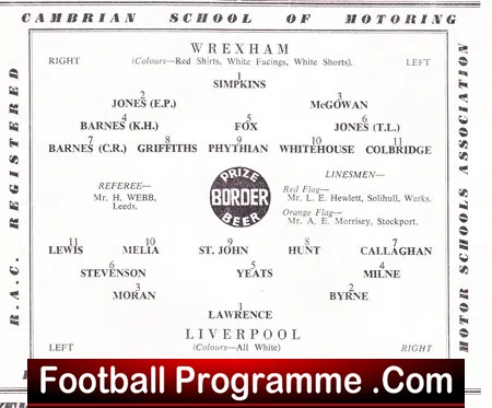 Wrexham v Liverpool 1963 - FA Cup - Image 3