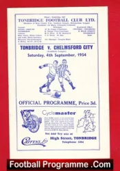 Tonbridge v Chelmsford 1954 – Southern League