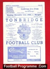 Tonbridge v Margate 1962