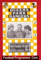 Queens Park Rangers v Southend United 1975