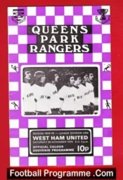 Queens Park Rangers v West Ham United 1974