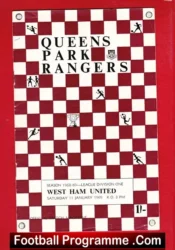Queens Park Rangers v West Ham United 1969