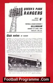 Queens Park Rangers v Gillingham 1966