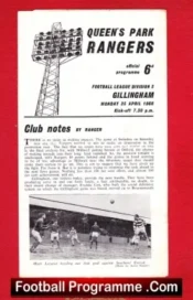 Queens Park Rangers v Gillingham 1966