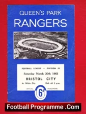 Queens Park Rangers v Bristol City 1963