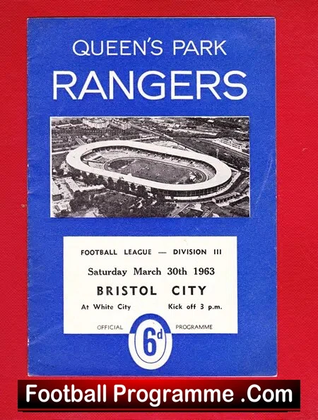 Queens Park Rangers v Bristol City 1963 - Image 2