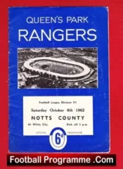 Queens Park Rangers v Notts County 1962