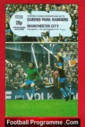 Queens Park Rangers v Manchester City 1977