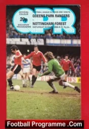 Queens Park Rangers v Nottingham Forest 1978