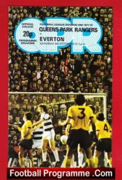 Queens Park Rangers v Everton 1977