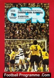 Queens Park Rangers v Everton 1977
