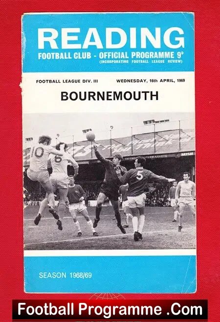 Reading v Bournemouth 1969 - Image 2