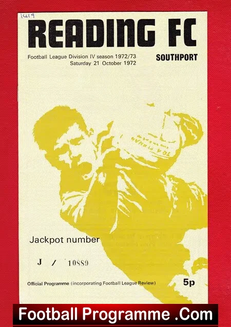 Reading v Southport 1972 - Image 2