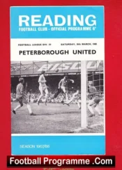 Reading v Peterborough United 1968