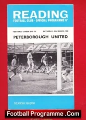 Reading v Peterborough United 1968