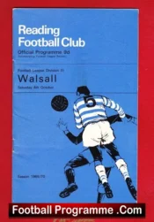 Reading v Walsall 1969