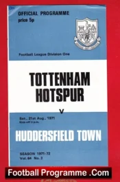 Tottenham Hotspur v Huddersfield Town 1971