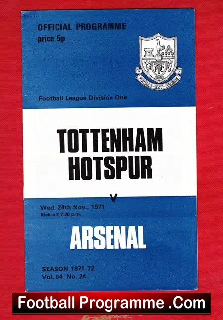Tottenham Hotspur v Arsenal 1971 - Image 2