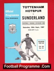 Tottenham Hotspur v Sunderland 1967