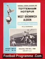Tottenham Hotspur v WBA 1969