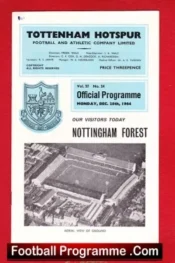 Tottenham Hotspur v Nottingham Forest 1964
