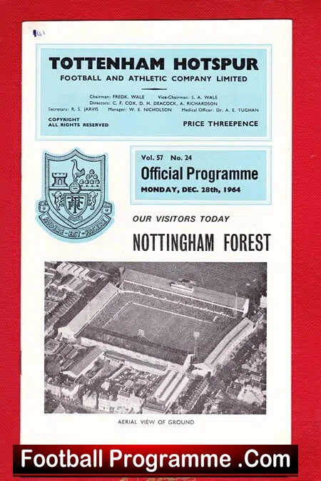 Tottenham Hotspur v Nottingham Forest 1964 - Image 2