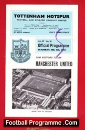 Tottenham Hotspur v Manchester United 1965